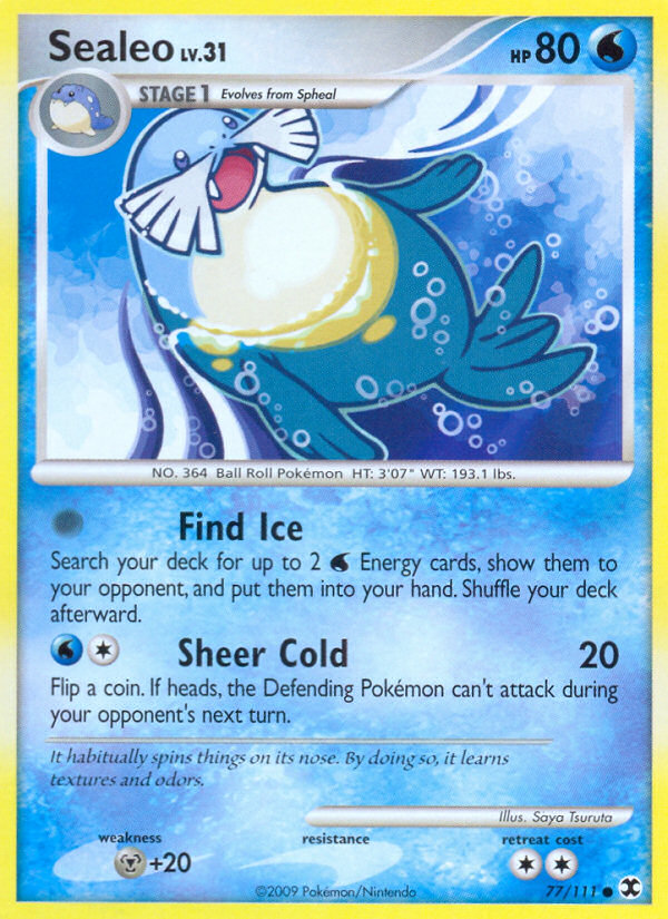 Sealeo - Rising Rivals - #77 - Pokemon TCG card