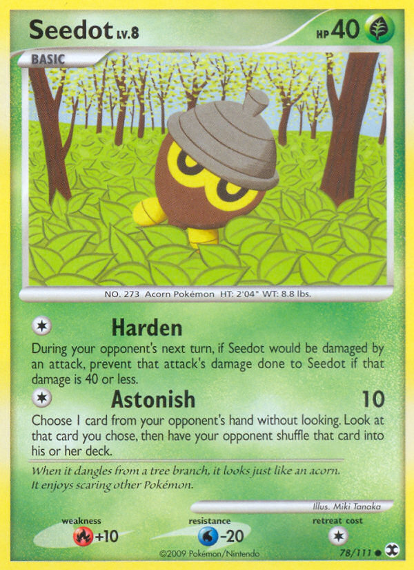 Seedot - Rising Rivals - #78 - Pokemon TCG card