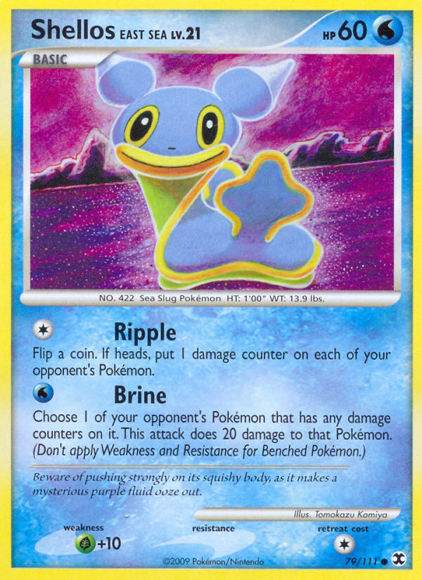 Shellos East Sea - Rising Rivals - #79 - Pokemon TCG card