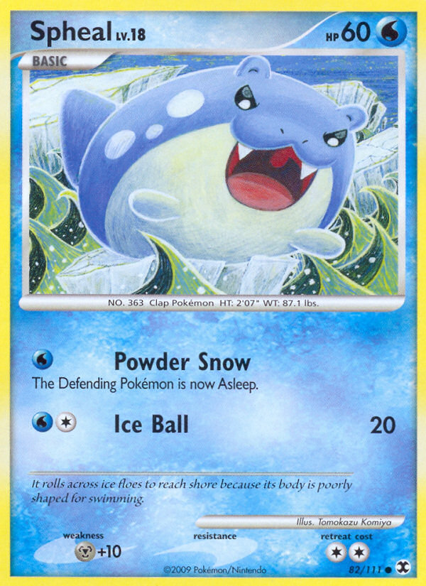 Spheal - Rising Rivals - #82 - Pokemon TCG card