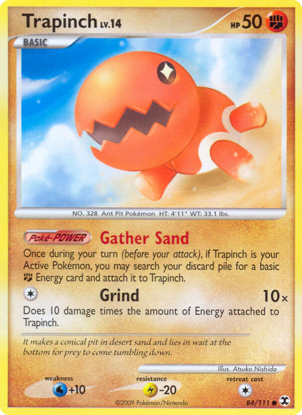 Trapinch - Rising Rivals - #84 - Pokemon TCG card