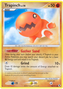 Trapinch #84 Trapinch - Rising Rivals - #84 - Pokemon TCG card