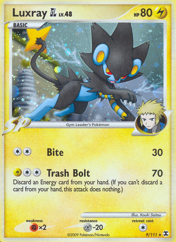 Luxray GL - Rising Rivals - #9 - Pokemon TCG card