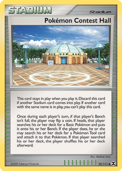 Pokémon Contest Hall - Rising Rivals - #93 - Pokemon TCG card