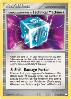 Team Galactic's Invention G-107 Technical Machine G - Rising Rivals - #95 - Pokemon TCG card