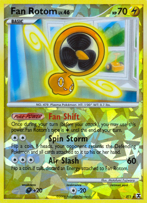 Fan Rotom - Rising Rivals - #RT1 - Pokemon TCG card
