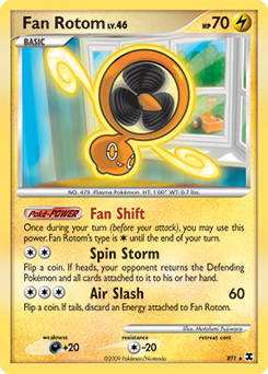 Fan Rotom #RT1 Fan Rotom - Rising Rivals - #RT1 - Pokemon TCG card