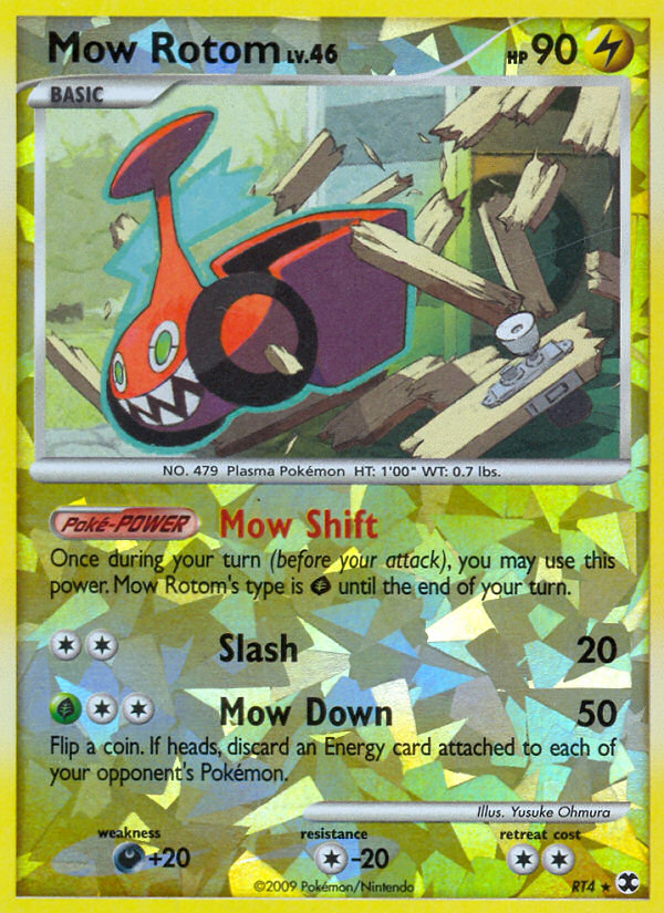 Mow Rotom - Rising Rivals - #RT4 - Pokemon TCG card