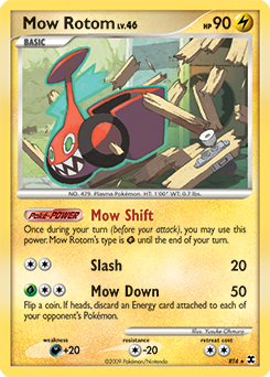 Mow Rotom #RT4 Mow Rotom - Rising Rivals - #RT4 - Pokemon TCG card