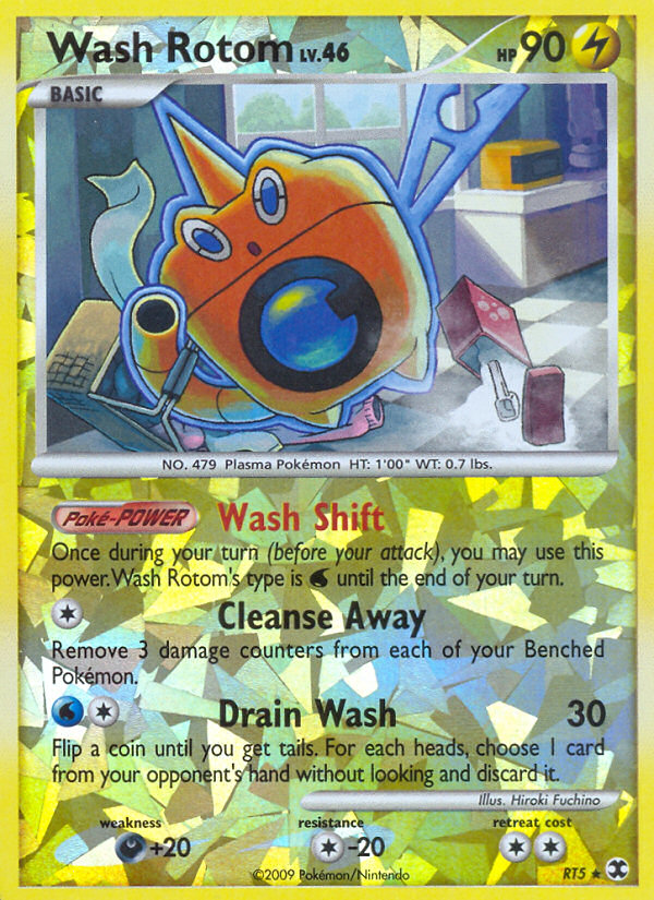 Wash Rotom - Rising Rivals - #RT5 - Pokemon TCG card