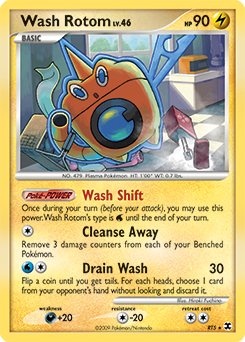 Wash Rotom #RT5 Wash Rotom - Rising Rivals - #RT5 - Pokemon TCG card