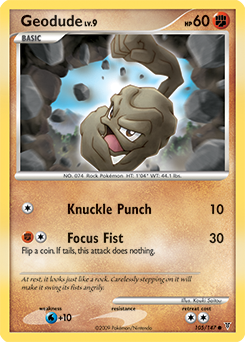 Geodude #105 Geodude - Supreme Victors - #105 - Pokemon TCG card