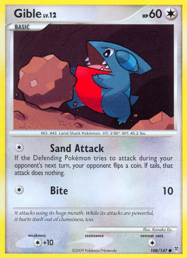 Gible - Supreme Victors - #106 - Pokemon TCG card