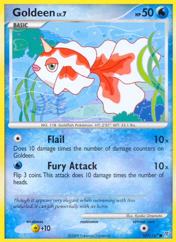 Goldeen - Supreme Victors - #107 - Pokemon TCG card