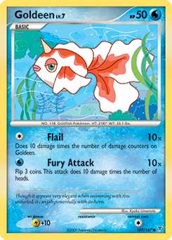 Goldeen #107 Goldeen - Supreme Victors - #107 - Pokemon TCG card
