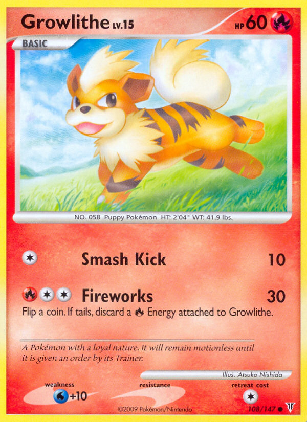 Growlithe - Supreme Victors - #108 - Pokemon TCG card