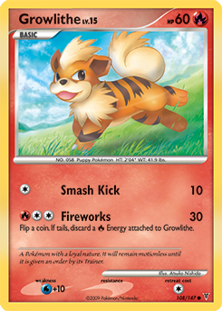 Growlithe - Supreme Victors - #108 - Pokemon TCG card