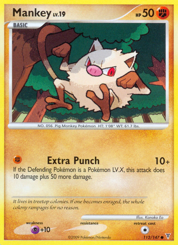 Mankey - Supreme Victors - #112 - Pokemon TCG card