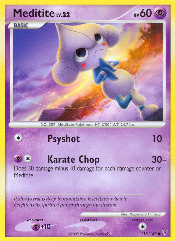 Meditite - Supreme Victors - #113 - Pokemon TCG card