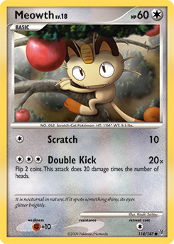 Meowth #114 Meowth - Supreme Victors - #114 - Pokemon TCG card