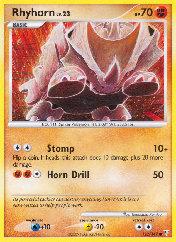Rhyhorn - Supreme Victors - #122 - Pokemon TCG card