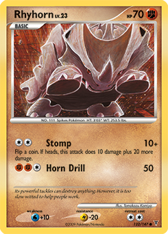 Rhyhorn #122 Rhyhorn - Supreme Victors - #122 - Pokemon TCG card