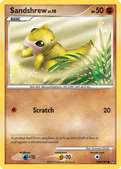Sandshrew #124 Sandshrew - Supreme Victors - #124 - Pokemon TCG card
