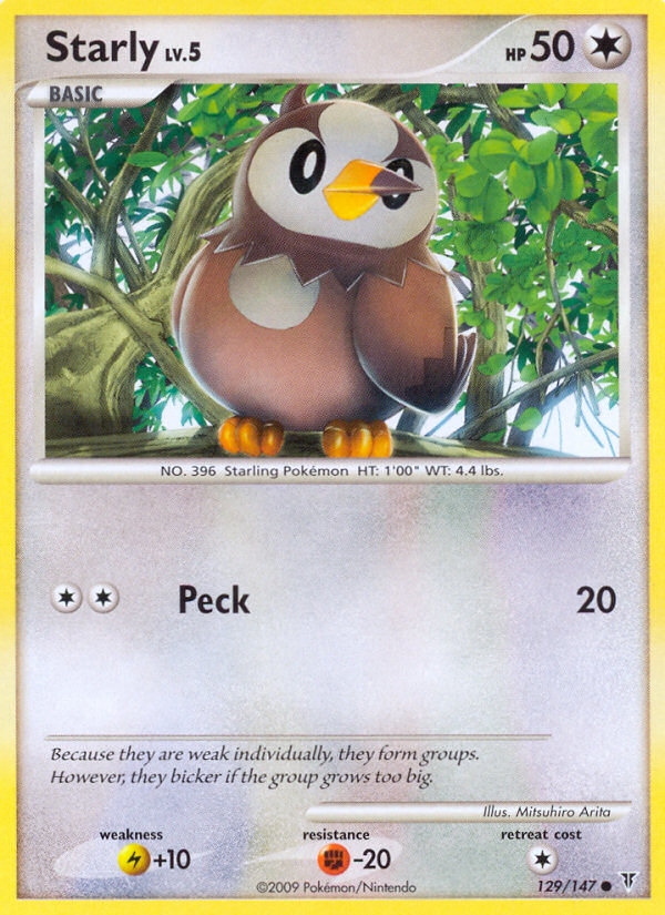 Starly - Supreme Victors - #129 - Pokemon TCG card