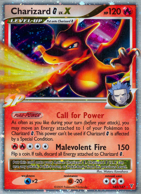 Charizard G LV.X - Supreme Victors - #143 - Pokemon TCG card