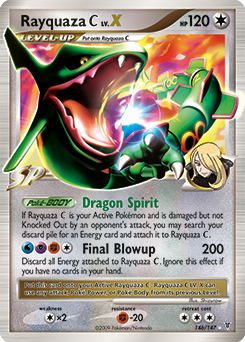 Rayquaza C LV.X #146 Rayquaza C LV.X - Supreme Victors - #146 - Pokemon TCG card