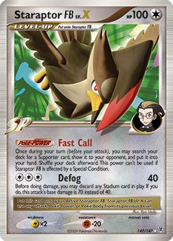 Staraptor FB LV.X #147 Staraptor FB LV.X - Supreme Victors - #147 - Pokemon TCG card