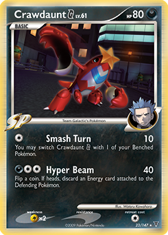 Crawdaunt G #23 Crawdaunt G - Supreme Victors - #23 - Pokemon TCG card