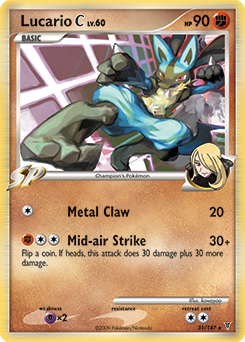 Lucario C #31 Lucario C - Supreme Victors - #31 - Pokemon TCG card