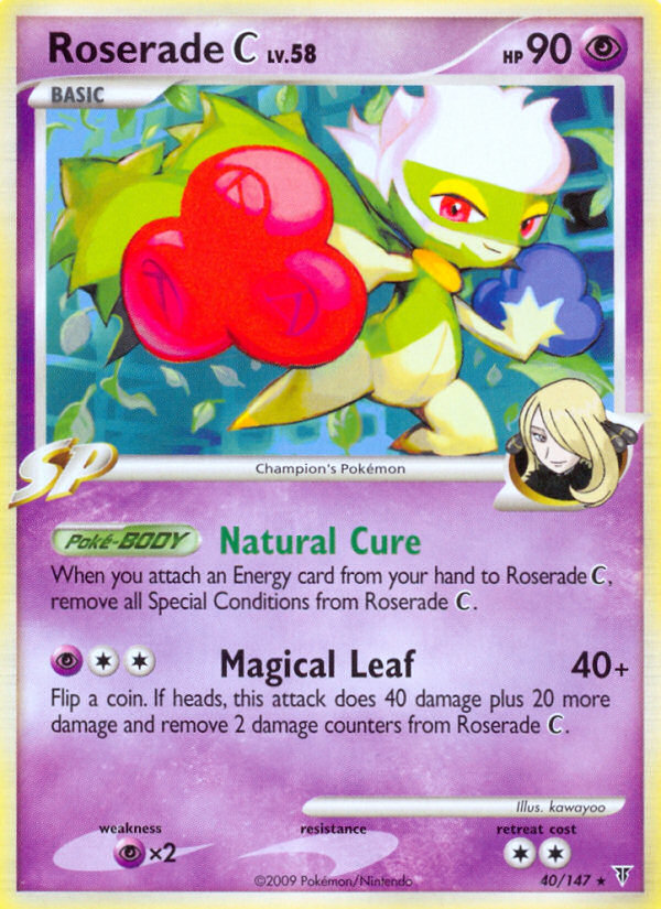 Roserade C - Supreme Victors - #40 - Pokemon TCG card