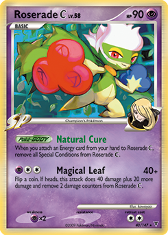 Roserade C #40 Roserade C - Supreme Victors - #40 - Pokemon TCG card