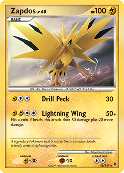 Zapdos - Supreme Victors - #48 - Pokemon TCG card