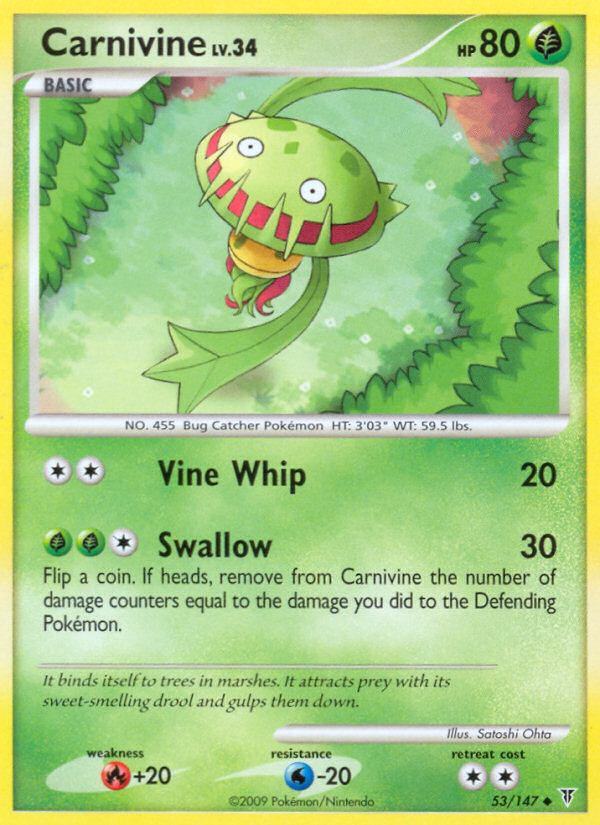 Carnivine - Supreme Victors - #53 - Pokemon TCG card