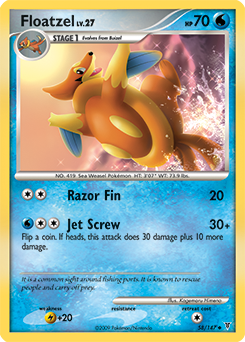 Floatzel - Supreme Victors - #58 - Pokemon TCG card