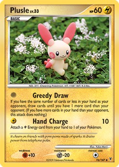 Plusle #76 Plusle - Supreme Victors - #76 - Pokemon TCG card
