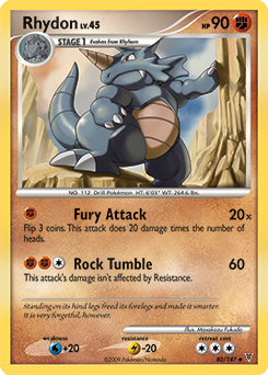 Rhydon #80 Rhydon - Supreme Victors - #80 - Pokemon TCG card