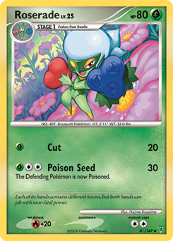 Roserade #81 Roserade - Supreme Victors - #81 - Pokemon TCG card