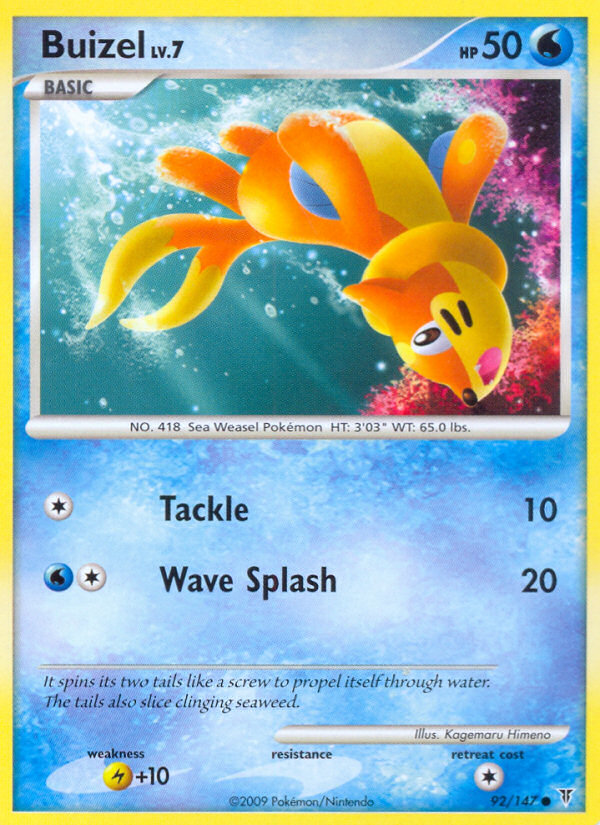 Buizel - Supreme Victors - #92 - Pokemon TCG card