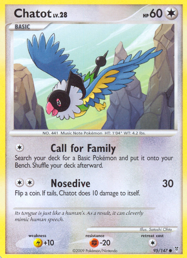 Chatot - Supreme Victors - #95 - Pokemon TCG card