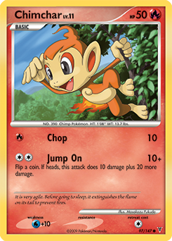 Chimchar #97 Chimchar - Supreme Victors - #97 - Pokemon TCG card