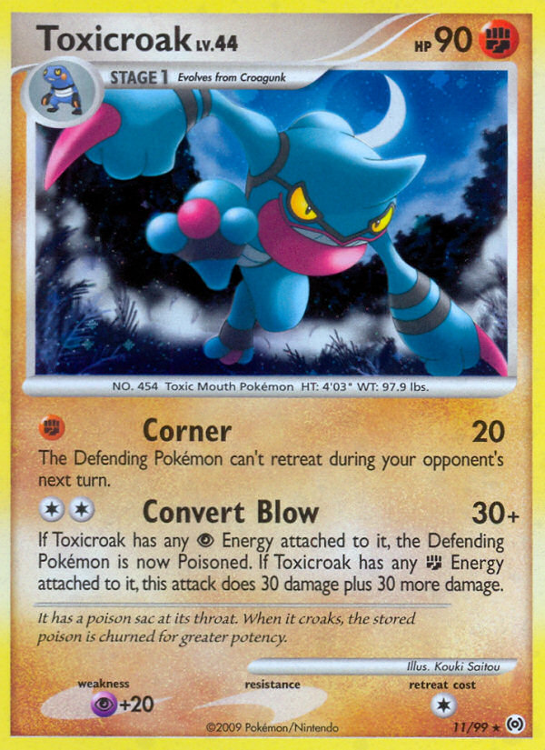 Toxicroak - Arceus - #11 - Pokemon TCG card