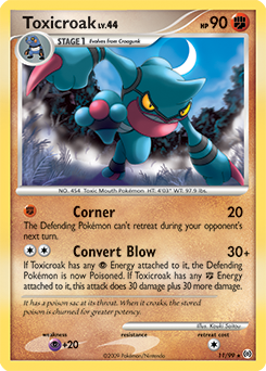 Toxicroak #11 Toxicroak - Arceus - #11 - Pokemon TCG card