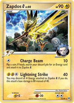 Zapdos G - Arceus - #12 - Pokemon TCG card
