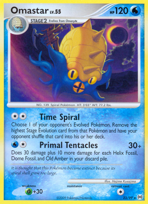 Omastar - Arceus - #23 - Pokemon TCG card