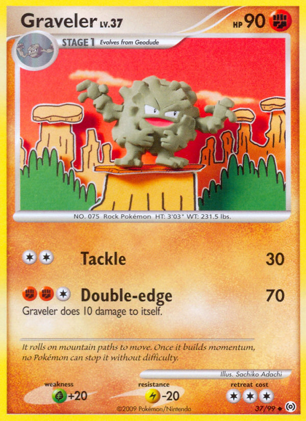 Graveler - Arceus - #37 - Pokemon TCG card