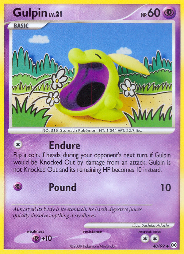 Gulpin - Arceus - #40 - Pokemon TCG card